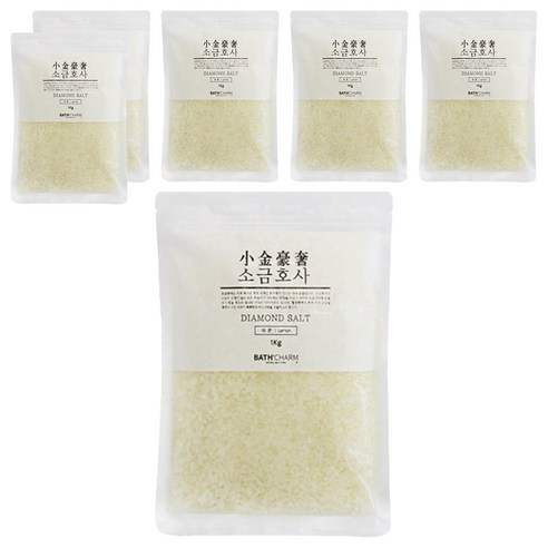 바스참 소금호사 다이아몬드 솔트 레몬, 1kg, 6개