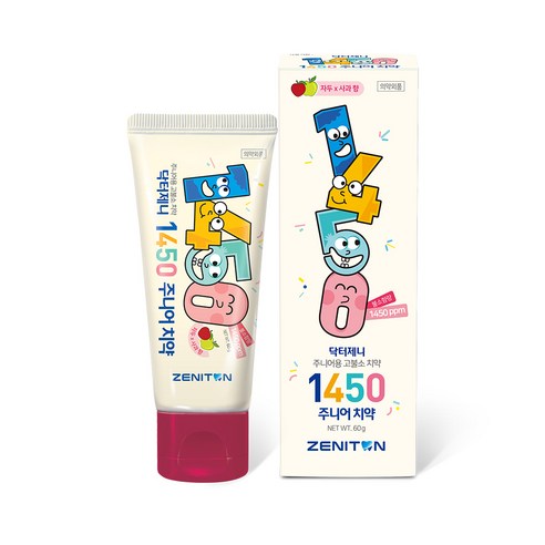 달콤한 사과자두 향으로 즐거운 양치, 닥터제니 주니어치약으로 충치 걱정 끝!