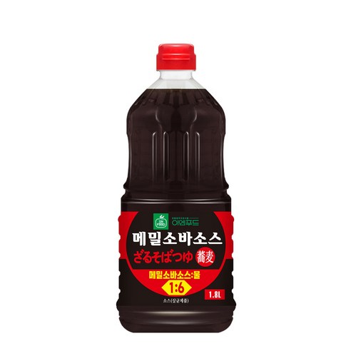 이엔푸드 메밀소바소스, 1.8L, 6개