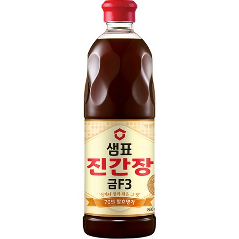 생명물간장 샘표 진간장 금F3, 860ml, 1개 Best Top5