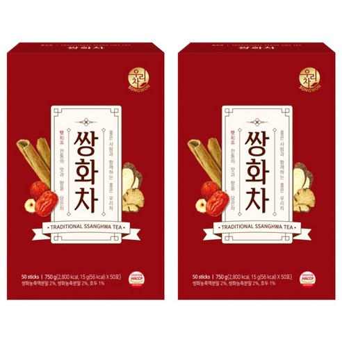 우리차 쌍화차, 15g, 50개입, 2개