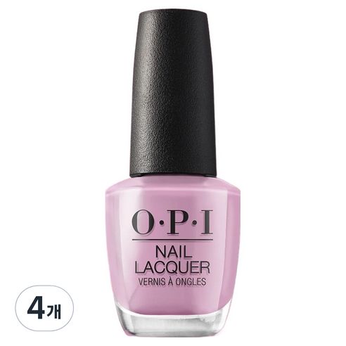 오피아이 네일락커, P32 Seven Wonders of OPI, 4개, 15ml