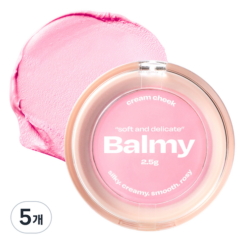 얼터너티브스테레오 바미 크림 치크 2.5g, 5개, 09 Cotton Candy