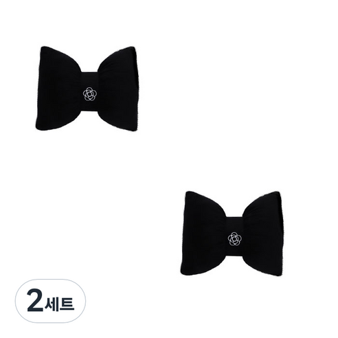 앤티스 카멜리아 차량용 목쿠션 2p, 블랙로즈, 2세트
