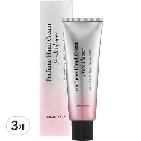 참존 퍼퓸 핸드크림 프레쉬 플라워, 50ml, 3개