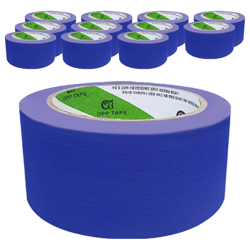 신흥테이프 마스킹 테이프 파랑 48mm x 40m, 12개