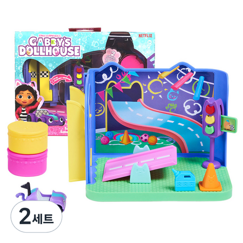 스핀마스터 개비의매직하우스 칼리타의 놀이방 디럭스룸 세트, 2세트