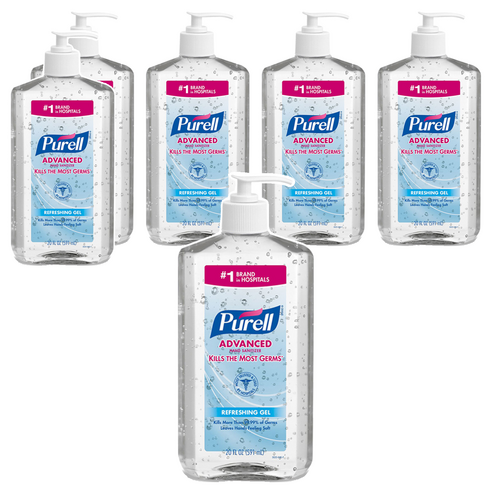 퓨렐 손소독제, 591ml, 6개
