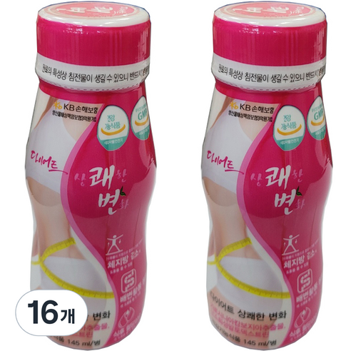 상쾌한변화 다이어트 음료, 16개, 145ml