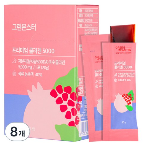 그린몬스터 프리미엄 콜라겐5000, 8개, 300g