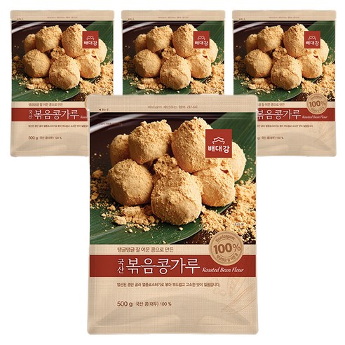 배대감 국산 볶음콩가루, 4개, 500g