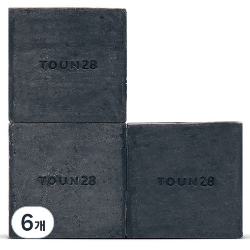 톤28 약산성 샴푸바 S21 검은콩, 100g, 6개