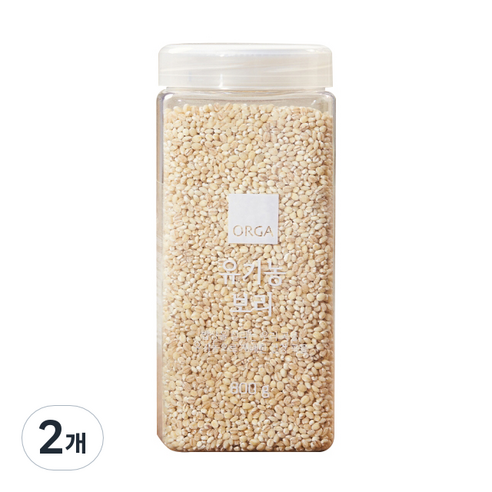 ORGA 유기농 보리, 800g, 2개
