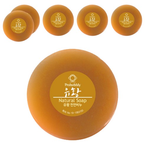 프로버블리 유황 중성 클렌징 비누, 110g, 6개