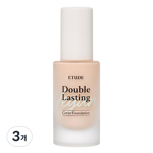 에뛰드 더블 래스팅 비건 커버 파운데이션 30g SPF32 PA++, 21N1 뉴트럴베이지, 3개