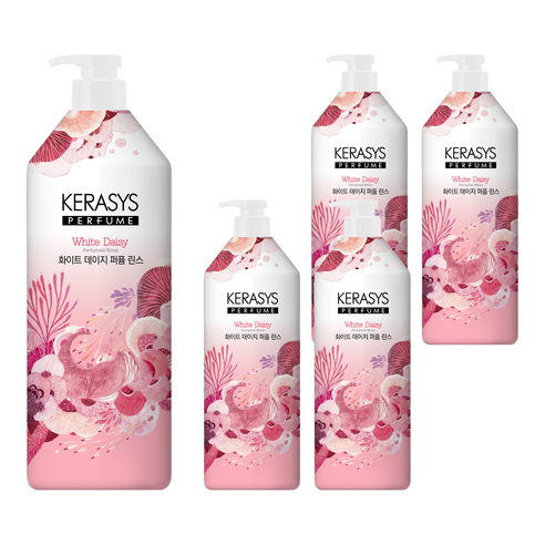 케라시스 화이트 데이지 퍼퓸 린스, 5개, 1L