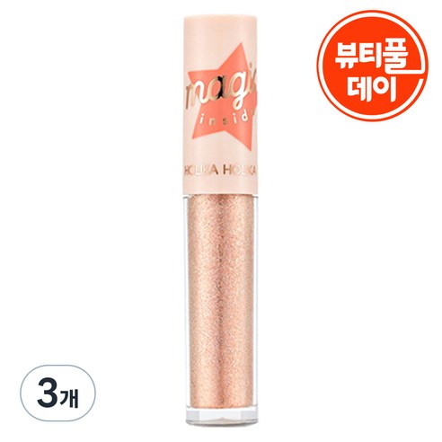 홀리카홀리카 아이 메탈 글리터, 08 허니스파클링, 3개