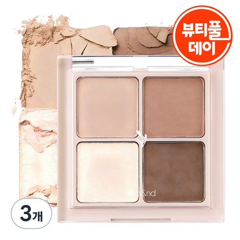 롬앤 베러 댄 아이즈 아이팔레트, N01 말린 버들꽃, 3개