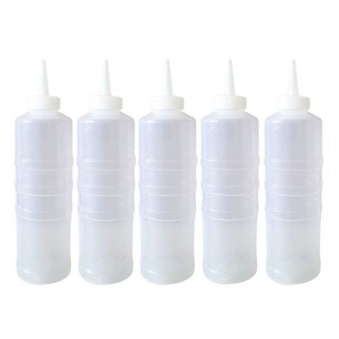일상속반짝 국내생산 잘라쓰는 소스통 1구 뚜껑 미포함, 5개, 400ml