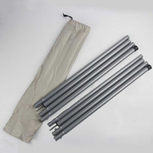 가성비와 휴대성을 갖춘 견고한 스틸 타프 폴대