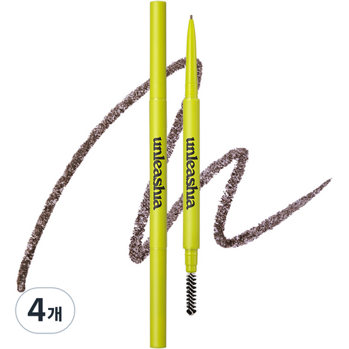 언리시아 셰이퍼 디파이닝 아이브로우 펜슬 0.025g, 4개, NO 2 크래프트 브라운