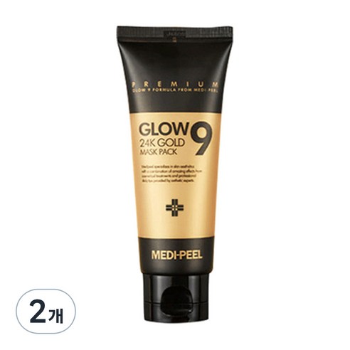 메디필 글로우9 24K 골드 마스크팩 100ml, 2개