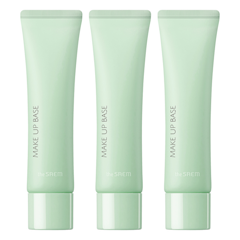 더샘 샘물 에어리 코튼 메이크업 베이스 30ml, 01 그린, 3개