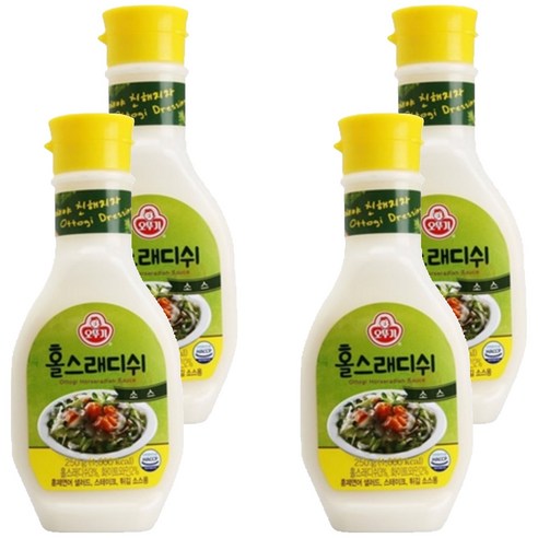 오뚜기 홀스래디쉬 소스, 250g, 4개