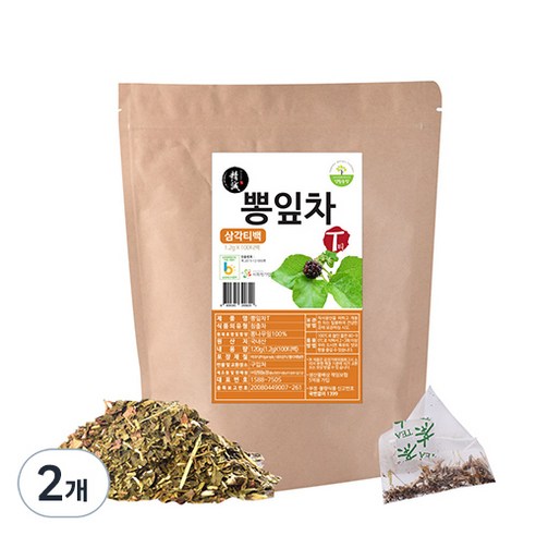 양원농장 뽕잎차, 1.2g, 100개입, 2개