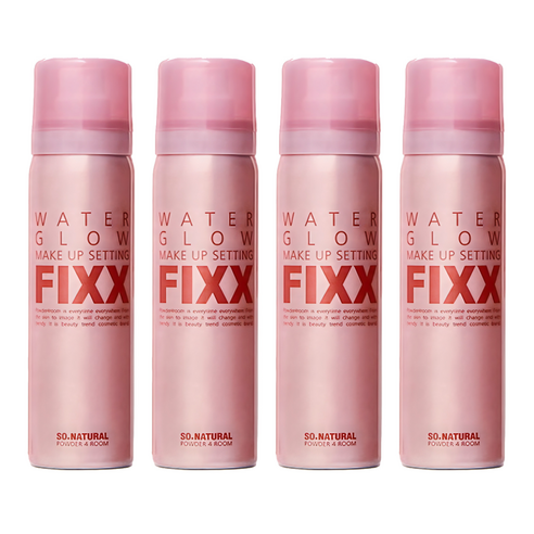 쏘내추럴 워터 글로우 메이크업 세팅 픽서, 75ml, 4개