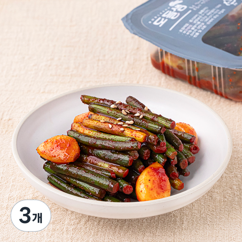 도들샘 마늘쫑 무침, 140g, 3개