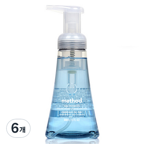 메소드 거품 핸드워시 씨미네랄, 300ml, 6개