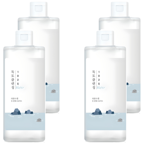 라운드랩 1025 독도 클렌징워터, 400ml, 4개