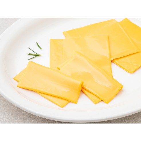 풍부한 식감과 진한 맛을 가진 상하치즈 더블업 체다 슬라이스 치즈