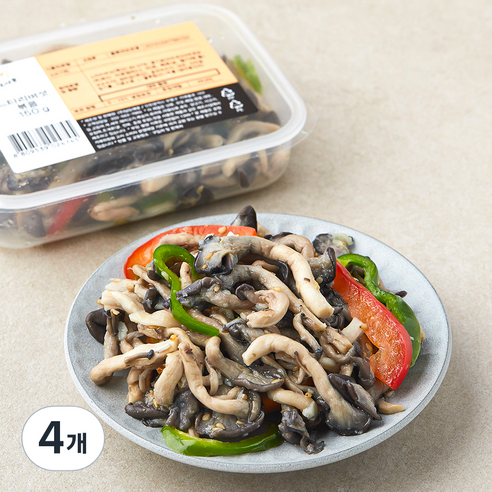남도애꽃 느타리버섯 볶음, 150g, 4개