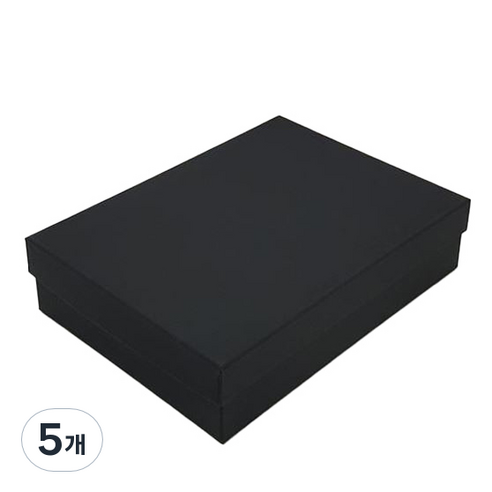 박스블랙 직사각 1호 23 x 17 x 5.5 cm, 5개