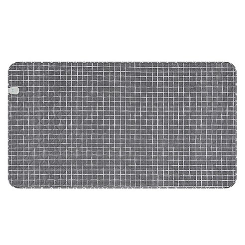 곰표한일 전자파안심 EMF 탄소매트 전기장판 사각딥그레이 MSP-C100GY, 싱글(105 x 180 cm)