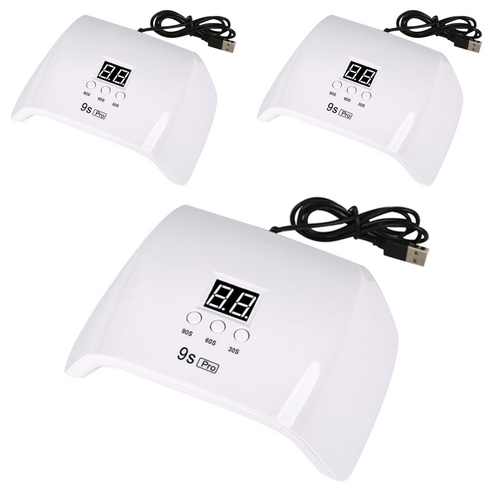 네일 젤램프 120W FuN Lamp - 02, 화이트, 3개