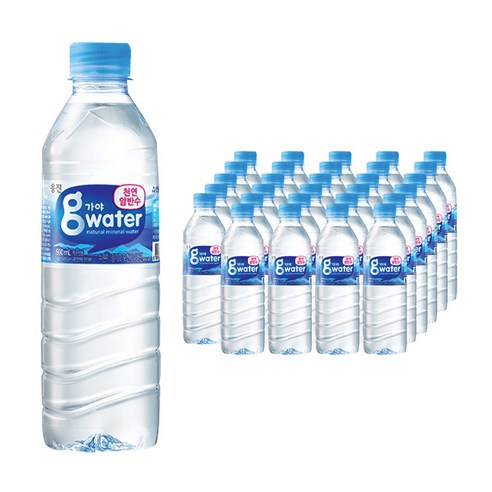 웅진 가야워터 생수, 500ml, 40개