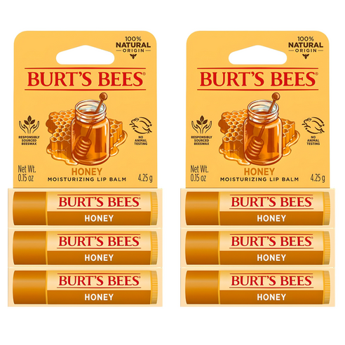 버츠비 모이스춰라이징 립밤, 허니, 12.75g, 6개