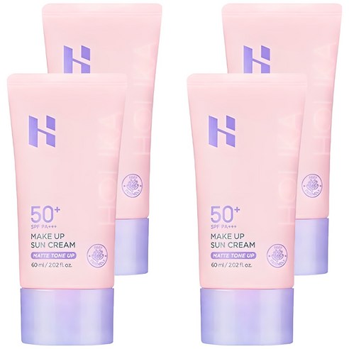 홀리카홀리카 메이크업 선크림 SPF50+ PA+++, 60ml, 4개