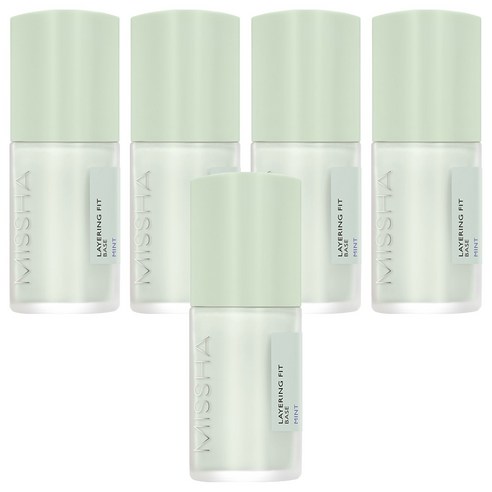 미샤 레이어링 핏 메이크업 베이스 35ml, 민트, 5개