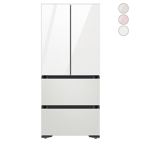 [색상선택형] 삼성전자 비스포크 프리스탠딩 김치냉장고 플러스 방문설치, RQ58A9441AP, 코타 화이트