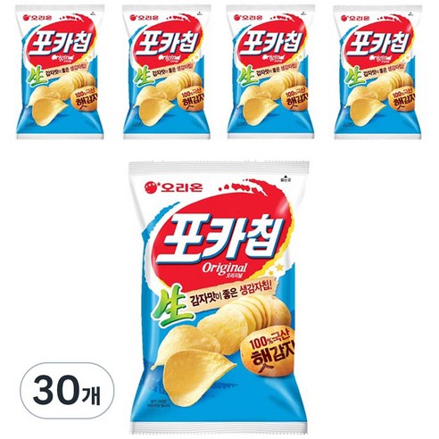 오리온 포카칩 오리지날, 66g, 30개