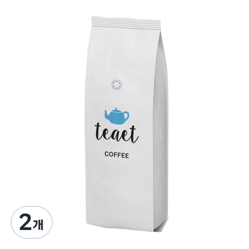티잇커피 에티오피아 싱글 오리진 곱게, 모카포트-곱게, 1kg, 2개