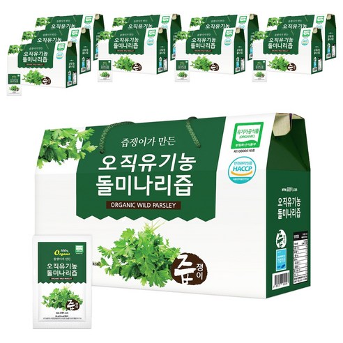 즙쟁이 유기농 오직 돌미나리즙, 80ml, 300개