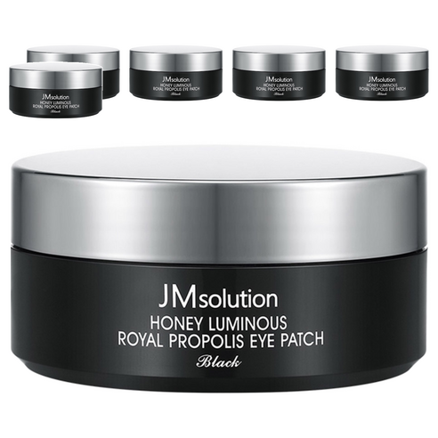 제이엠솔루션 꿀광 로얄 프로폴리스 아이패치 블랙 90g, 60개입, 6개