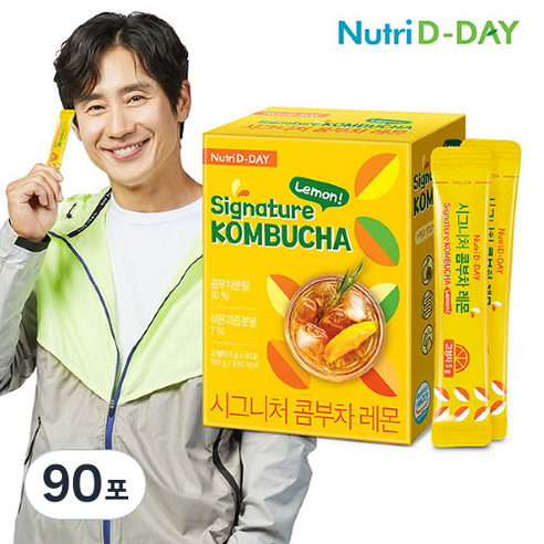 뉴트리디데이 시그니처 콤부차 레몬, 90포