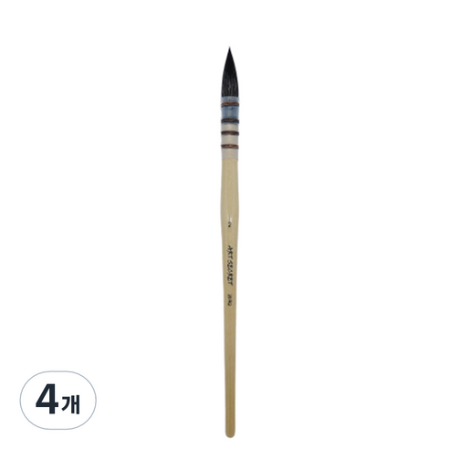 아트시크릿 Mop 20 RQ 청설모모 브러쉬, 2호, 4개