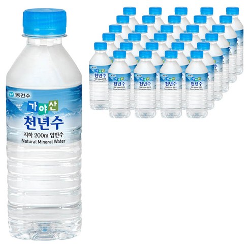 가야산천년수 생수, 330ml, 100개